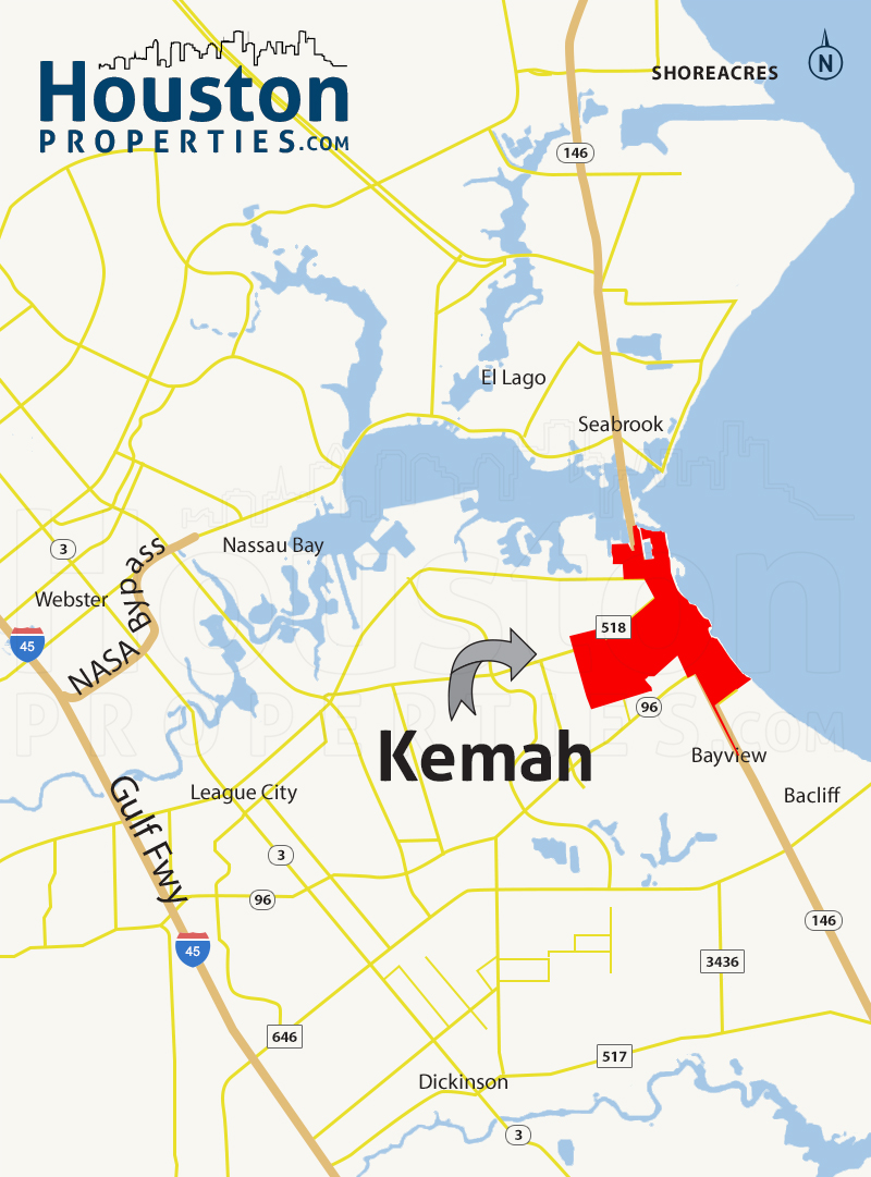 Kemah Map