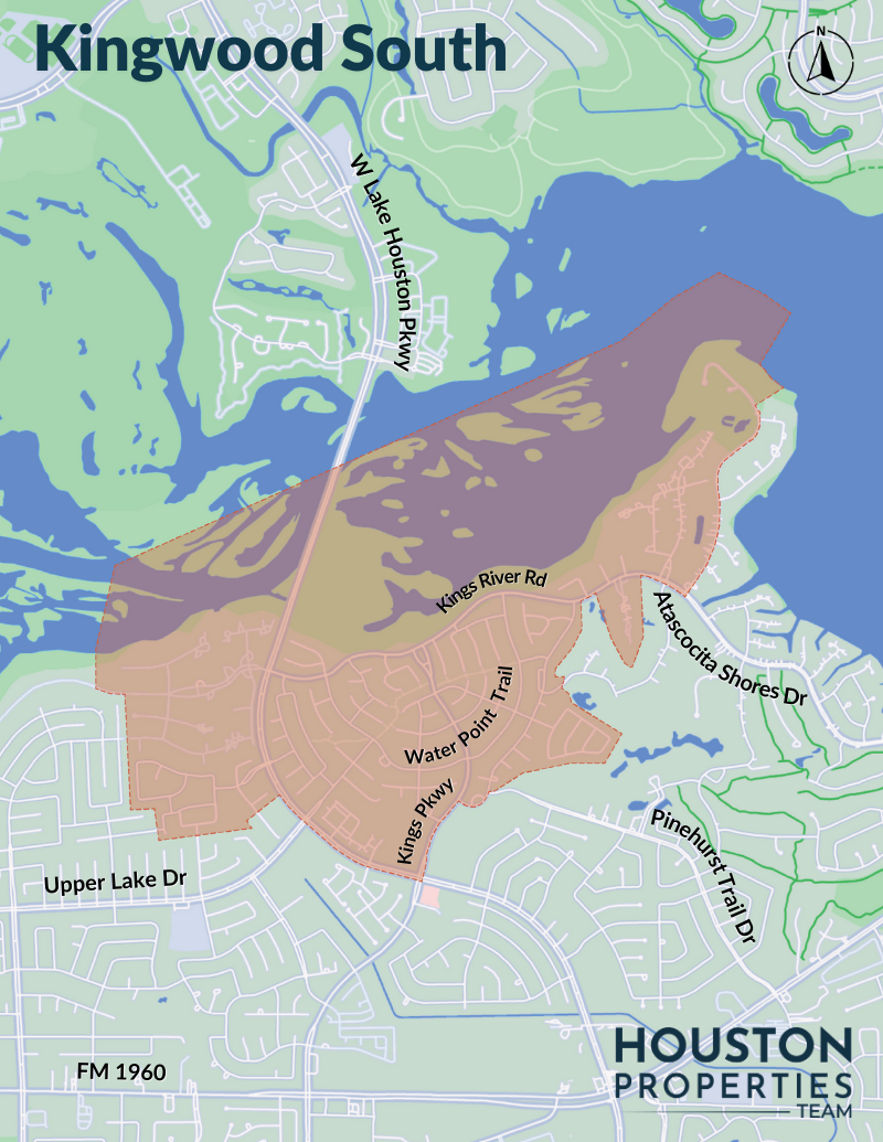 Map of Kingwood South