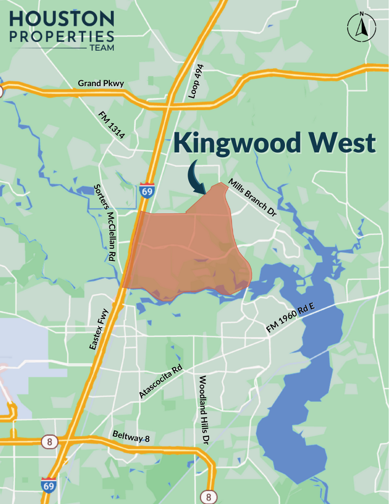 Kingwood West Map