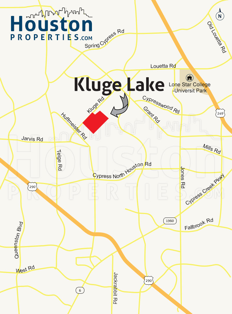 Kluge Lake Map