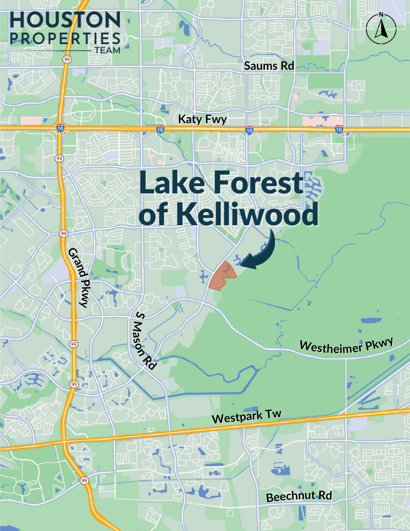 Lake Forest of Kelliwood Map