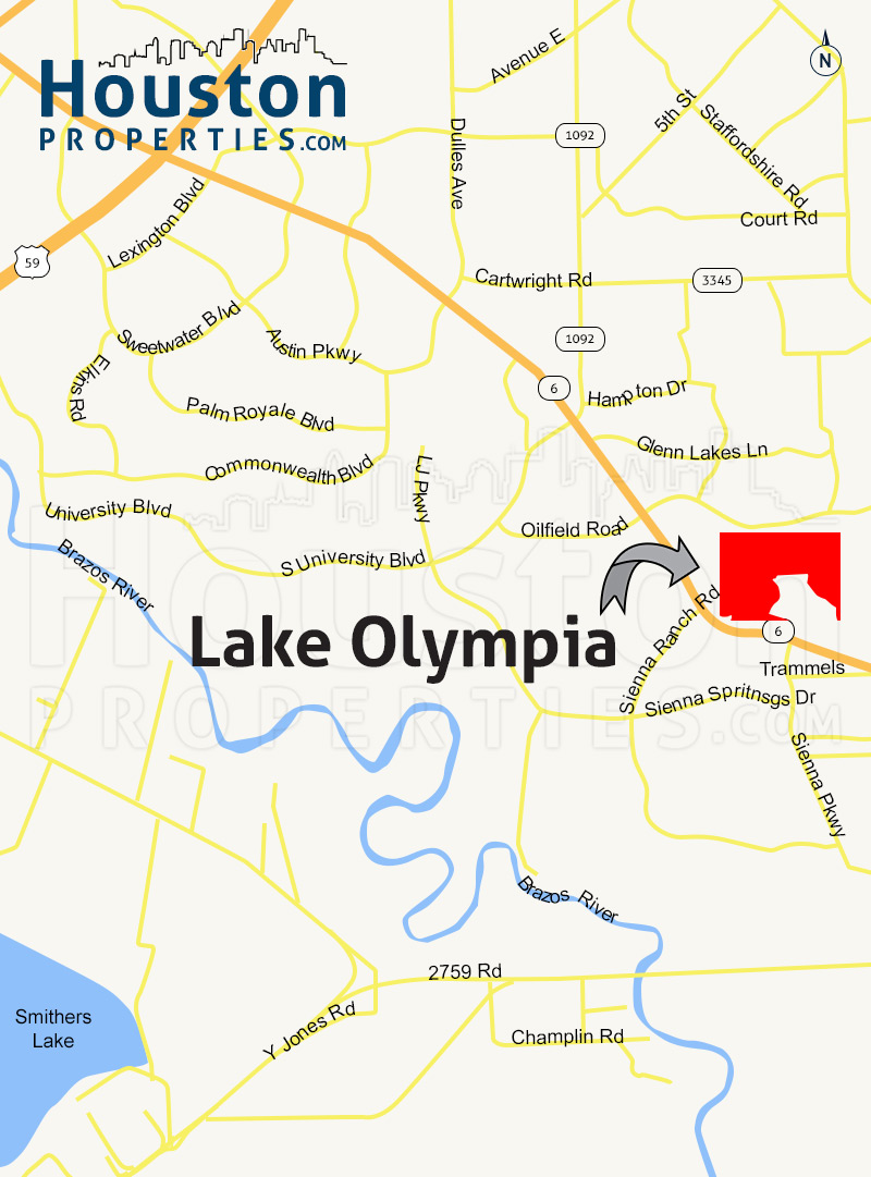 Lake Olympia Map