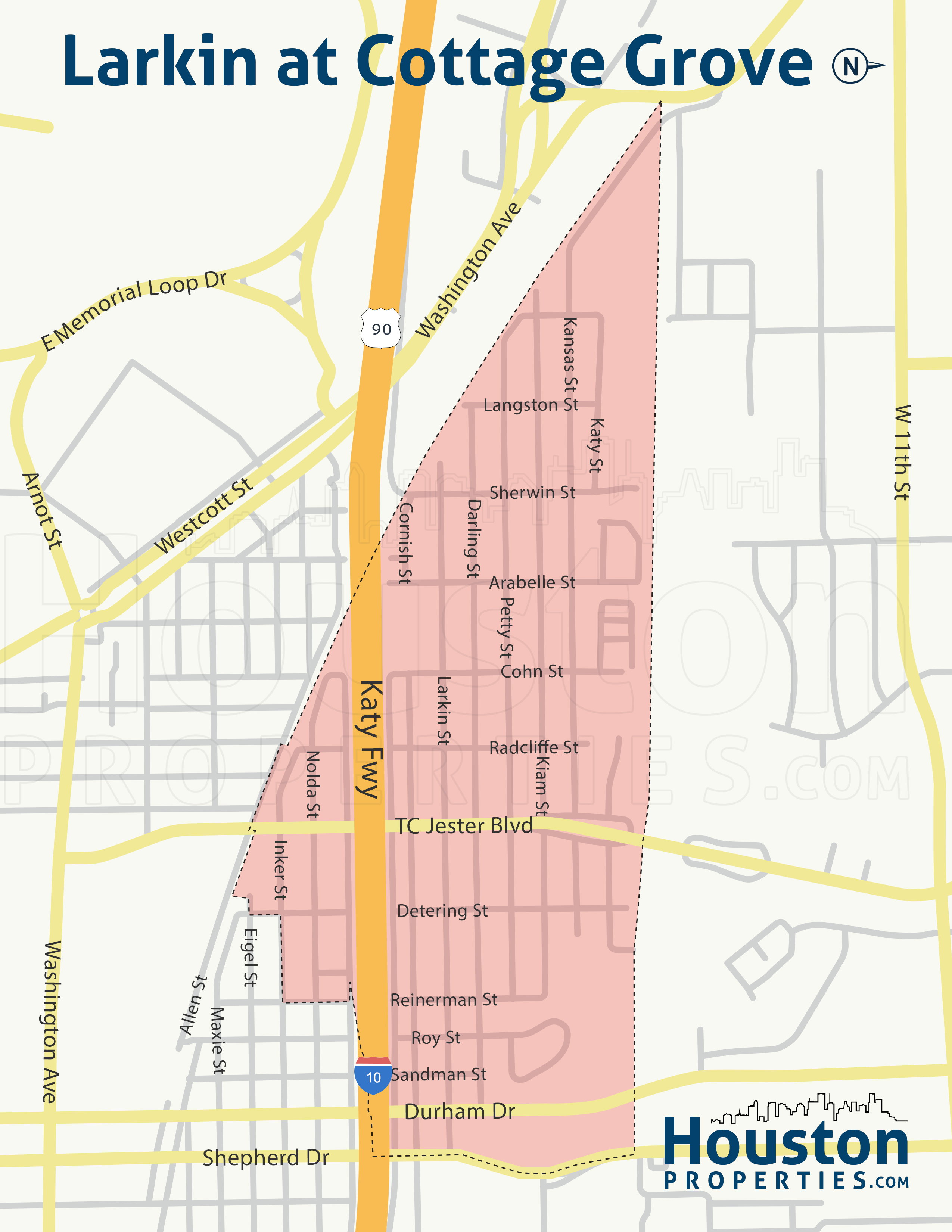 Map of Larkin At Cottage Grove