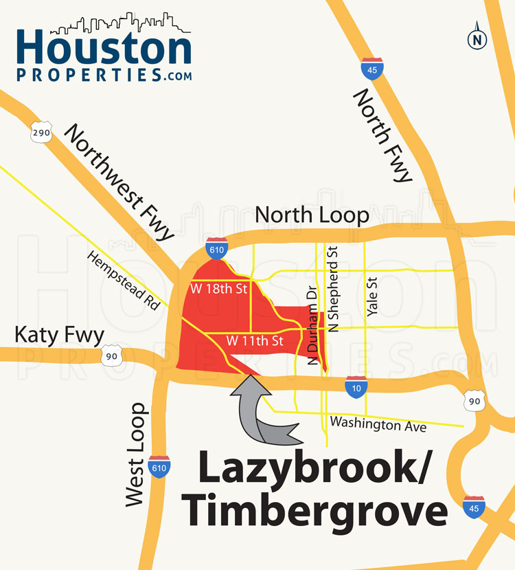 Lazybrook Map
