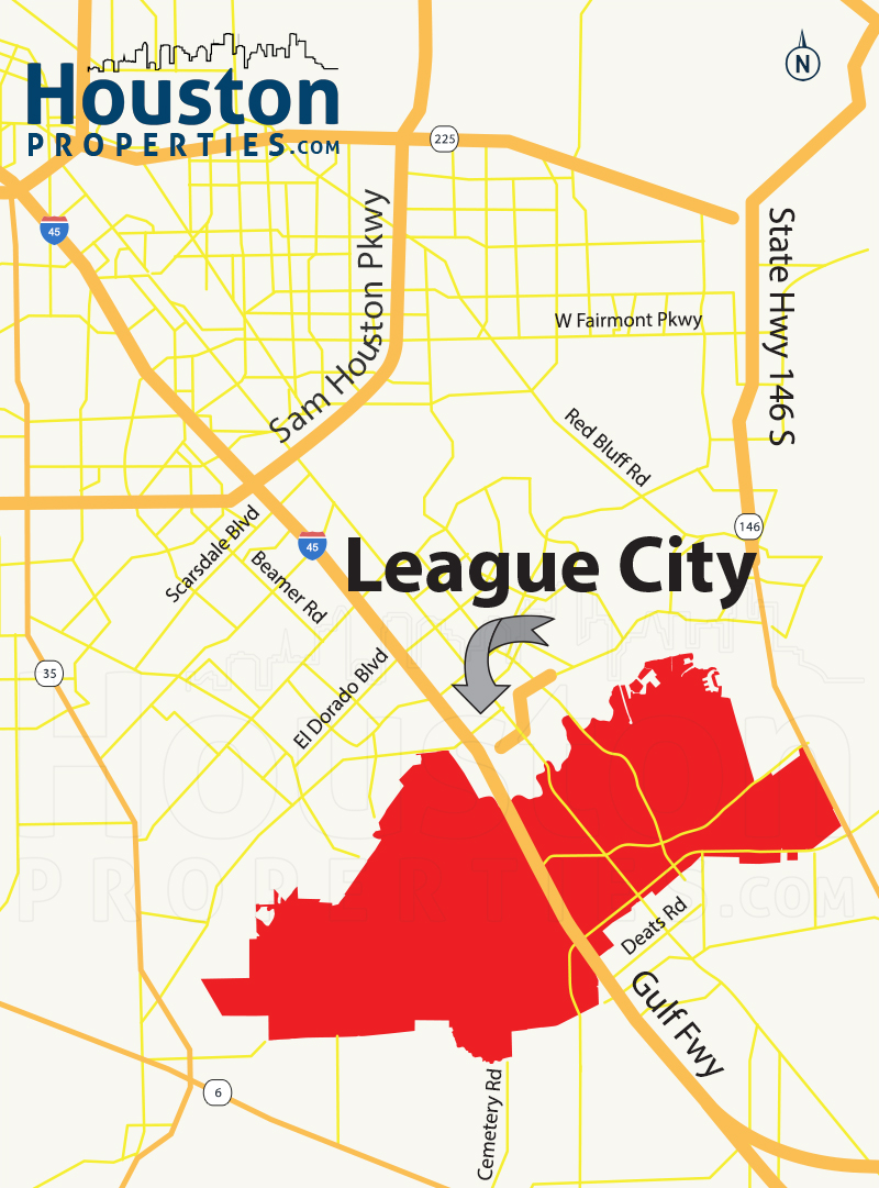 League City Map