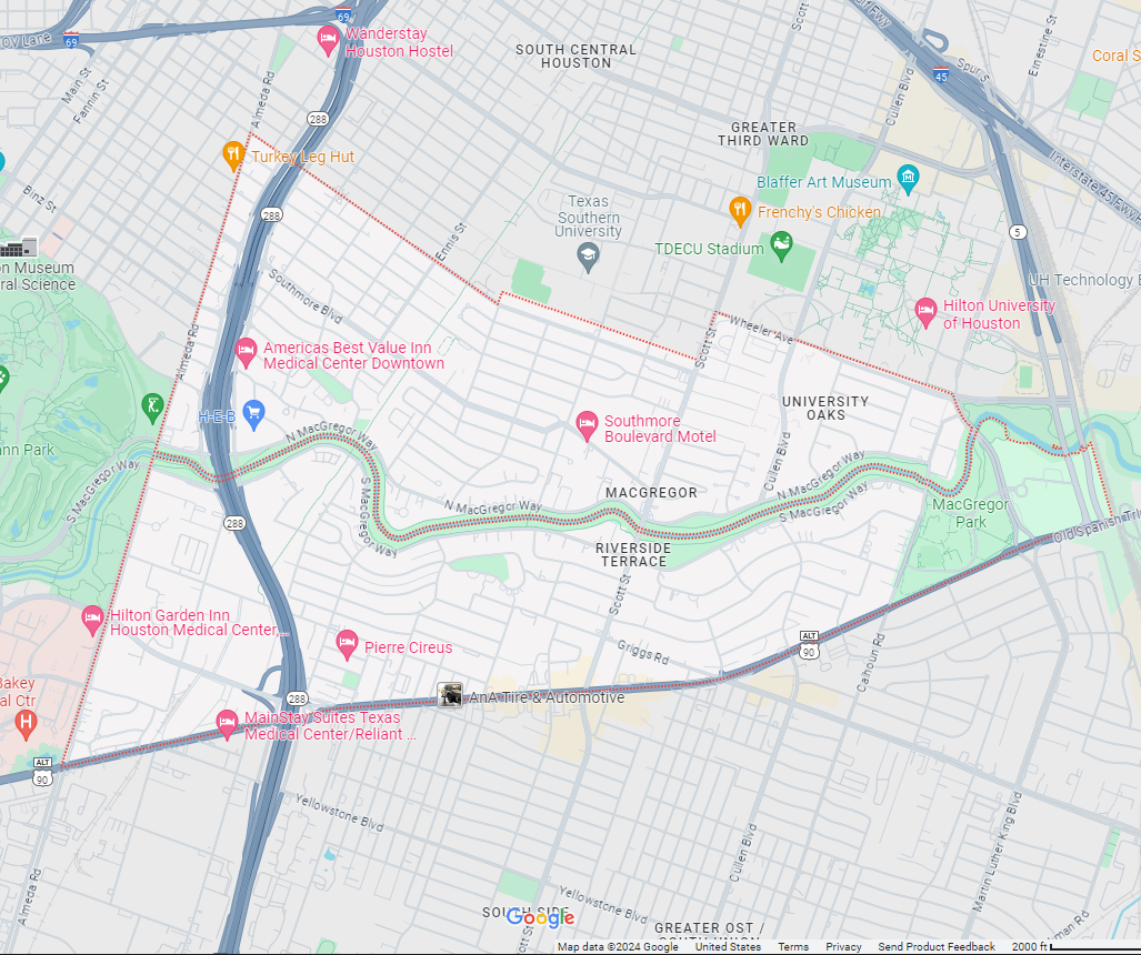 Map of MacGregor