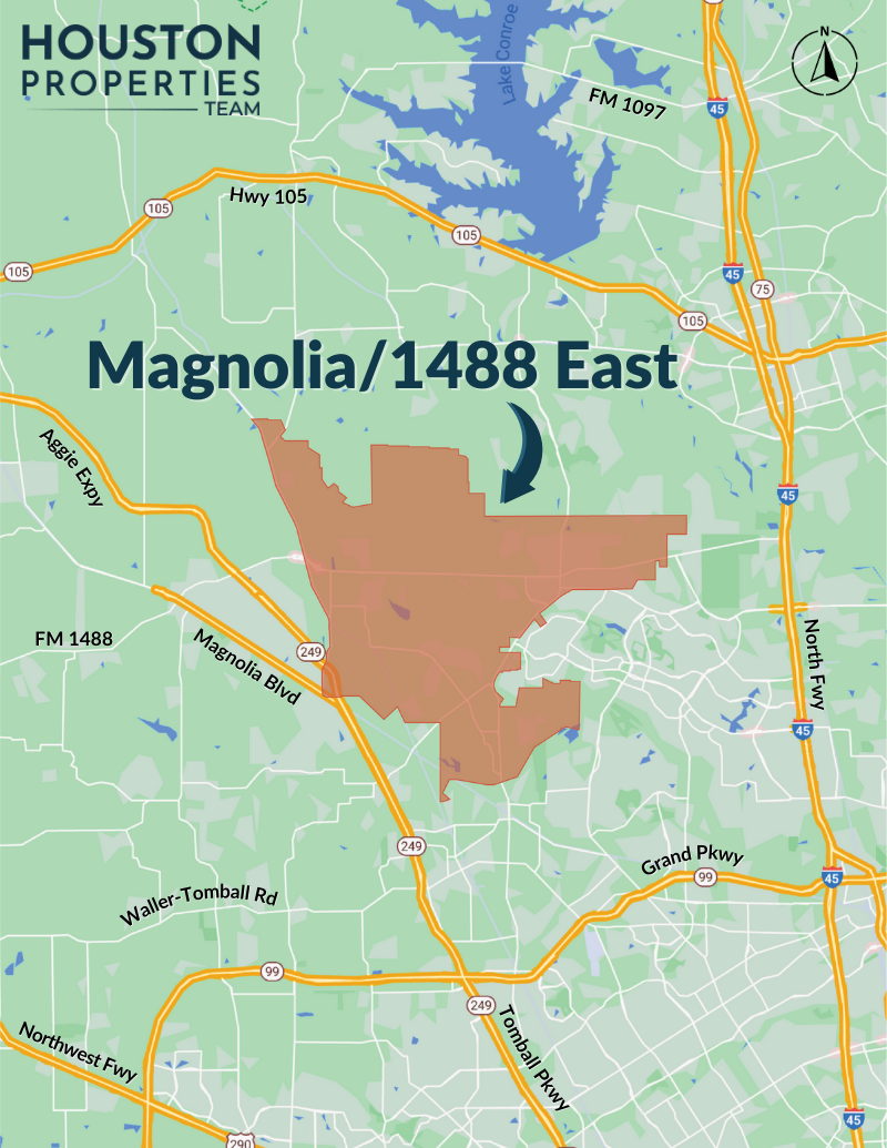 Magnolia/1488 East Map