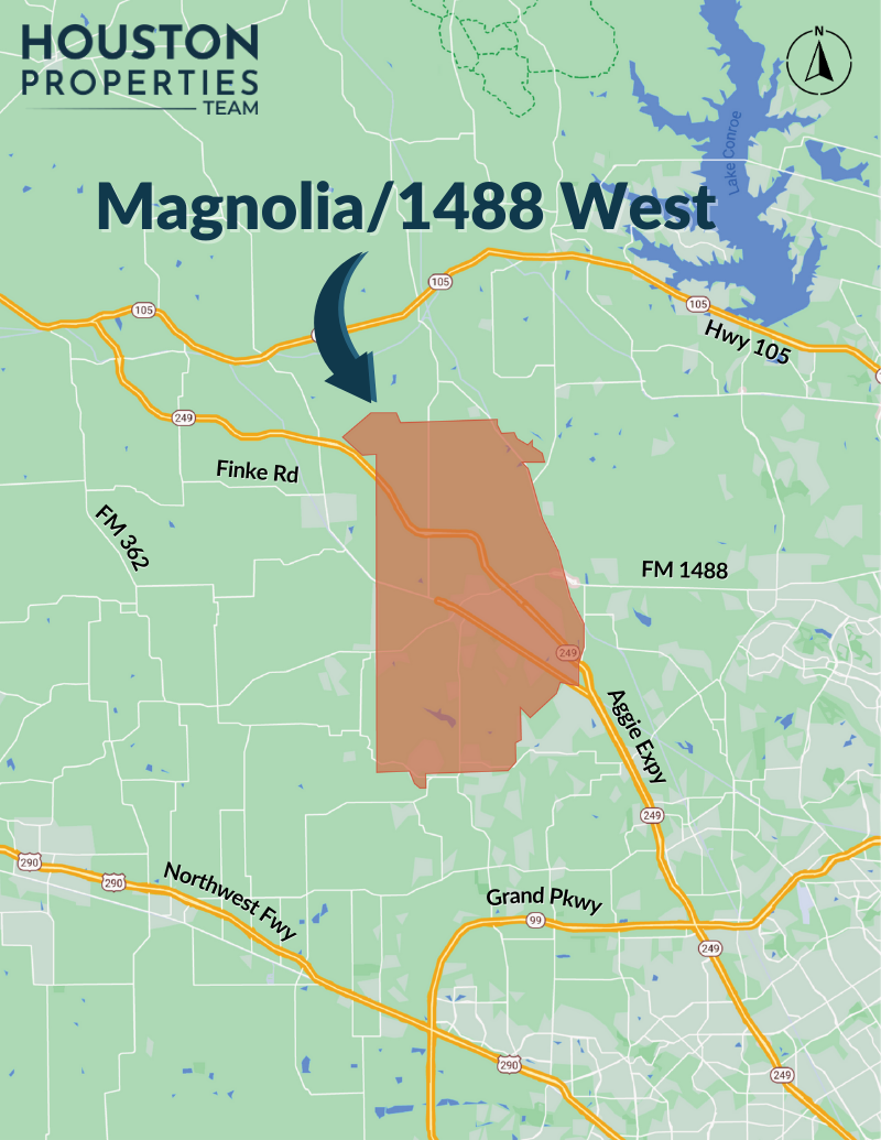 Magnolia/1488 West Map