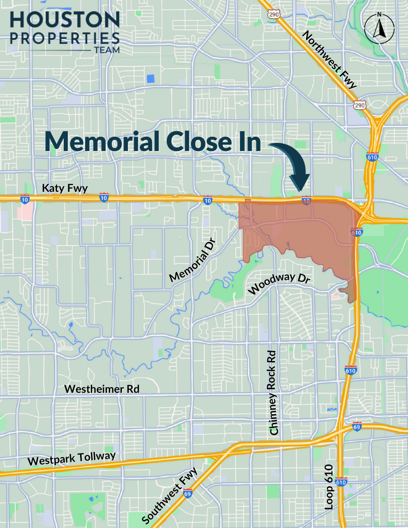 Memorial Close In Map