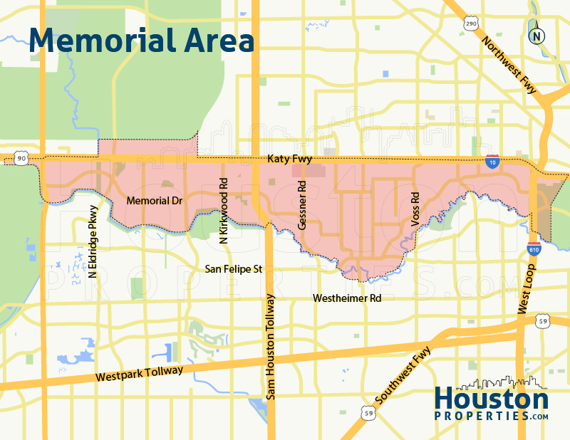 Map of Memorial Close In