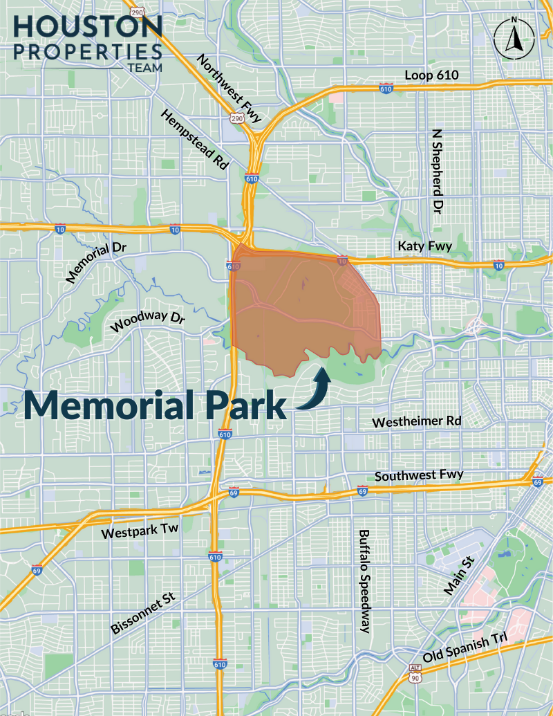 Memorial Park Map