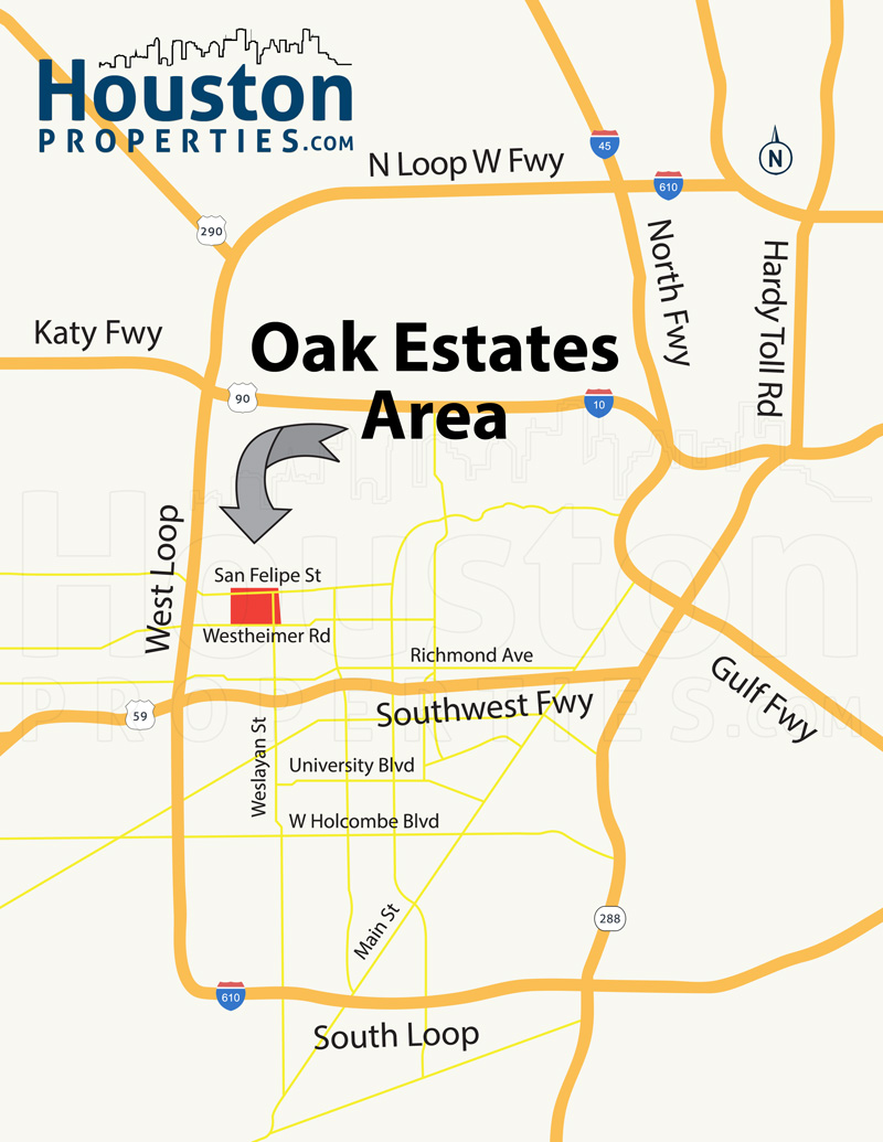 Oak Estates Map