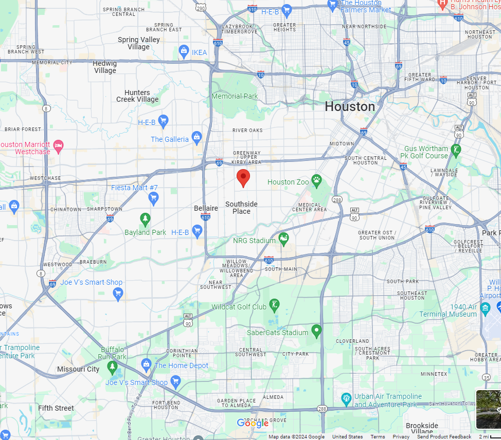 Pershing Place Map