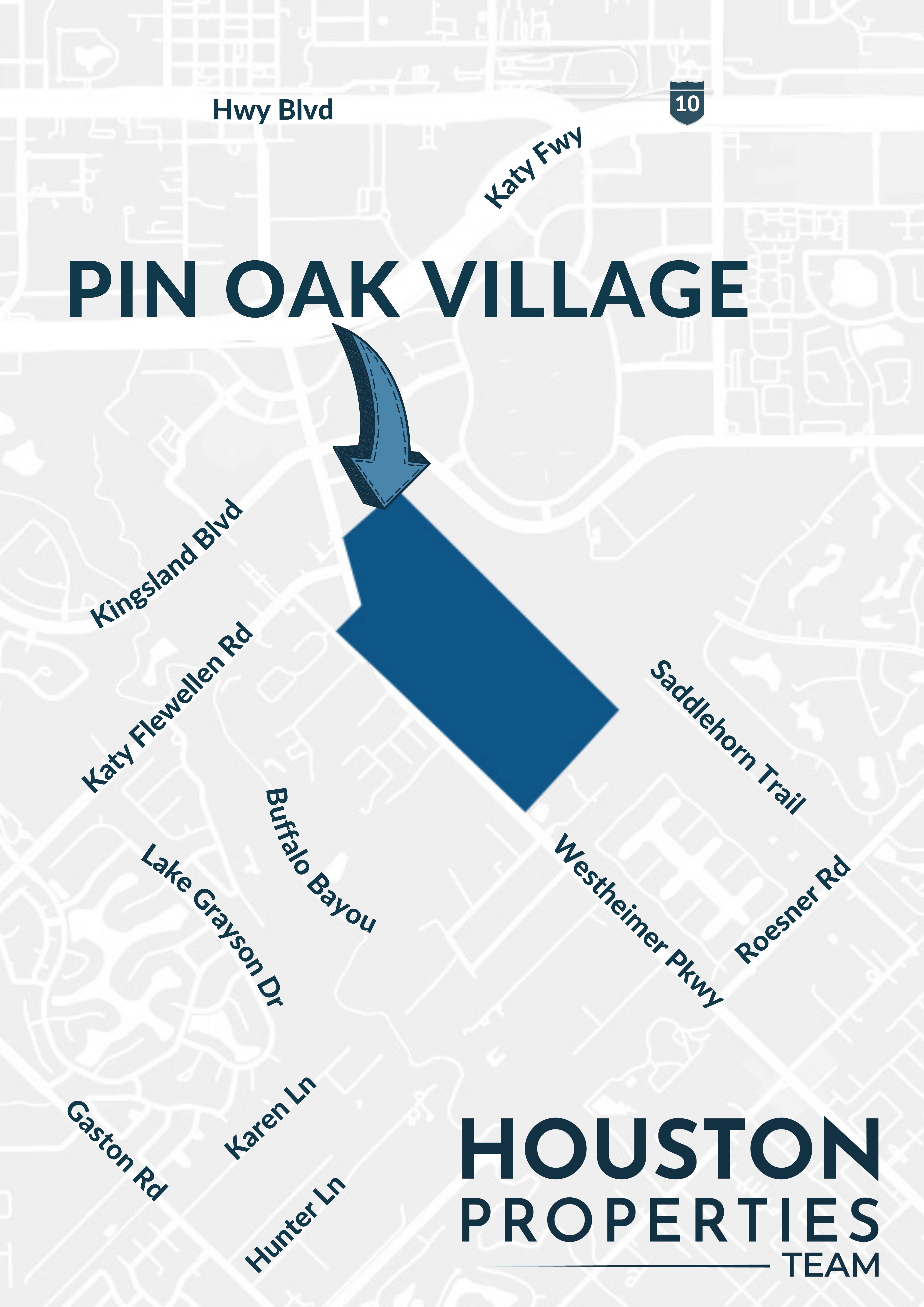 Pin Oak Village Map