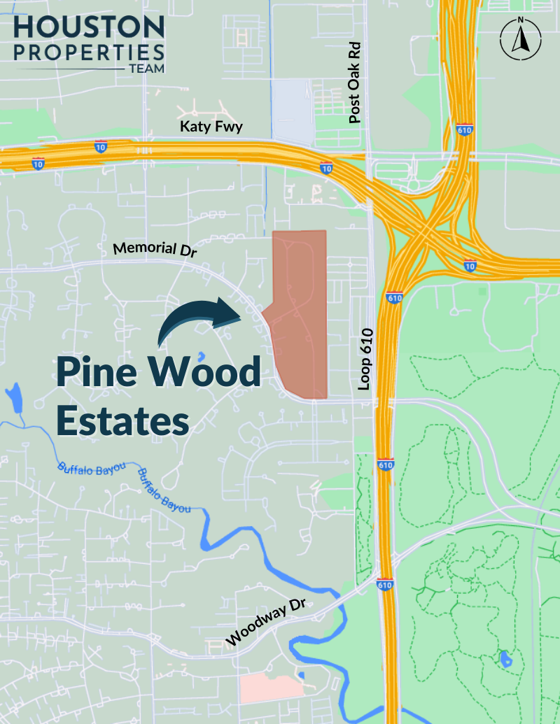 Pine Wood Estates Map