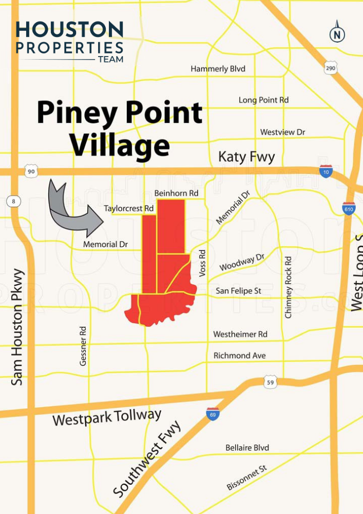 Piney Point Map