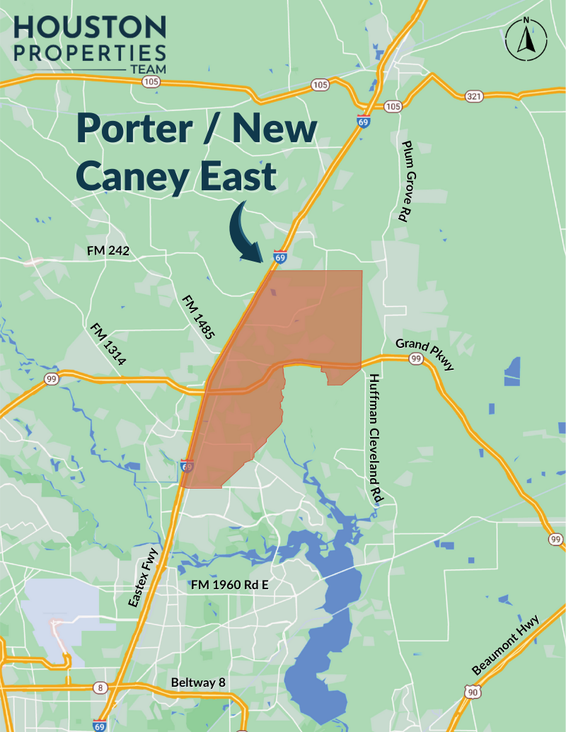 Porter / New Caney East Map