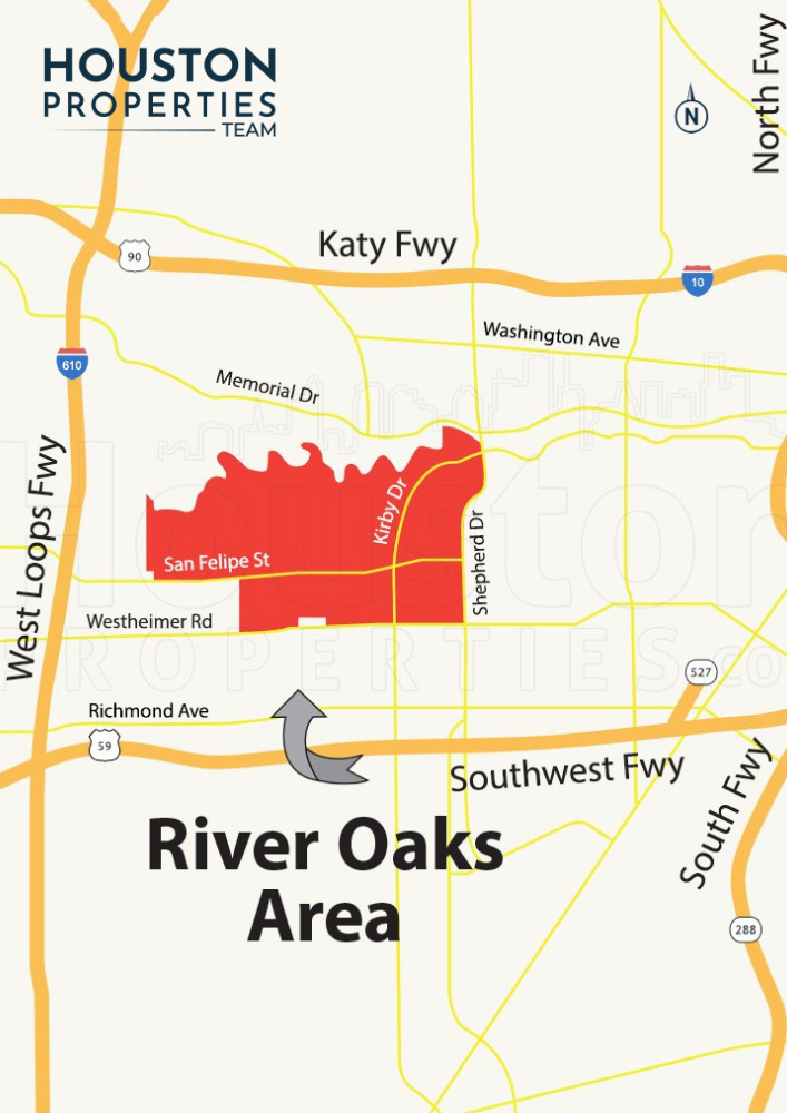 River Oaks Area Map