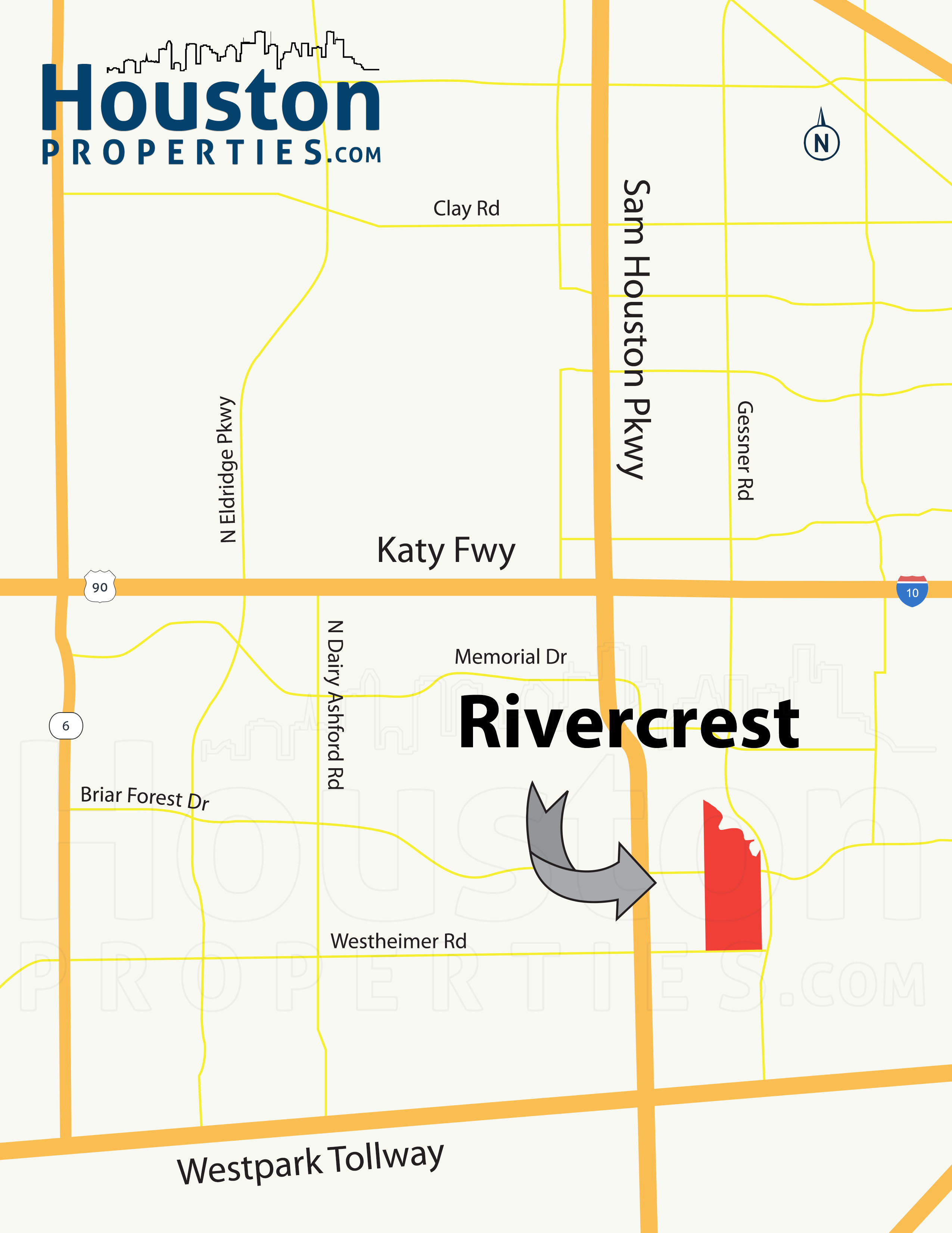 Rivercrest Map