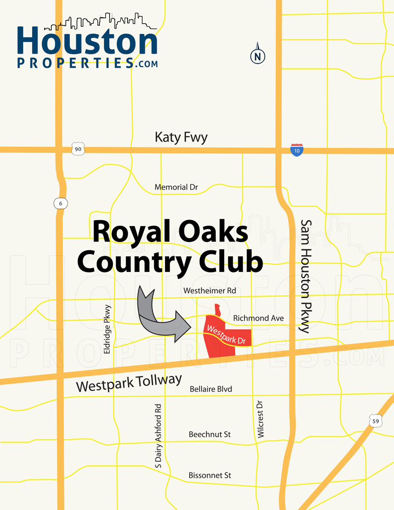 Royal Oaks Map