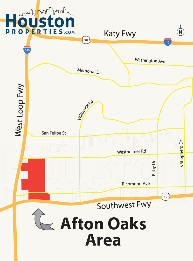 Royden Oaks/Afton Oaks Map