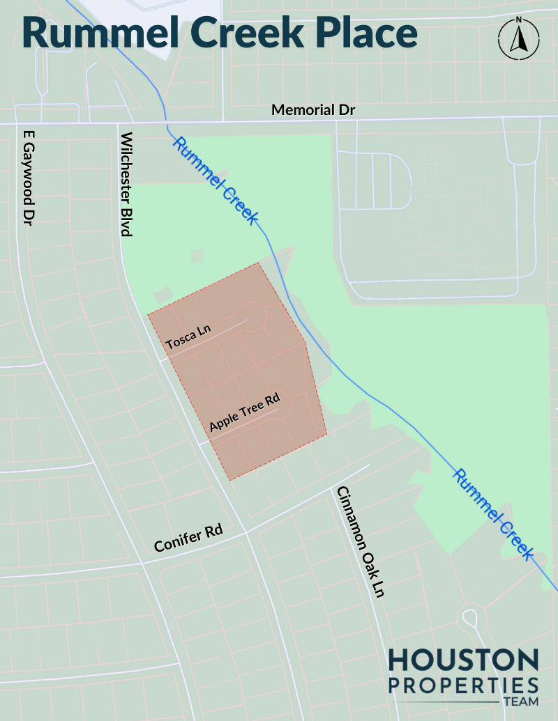 Map of Rummel Creek Place