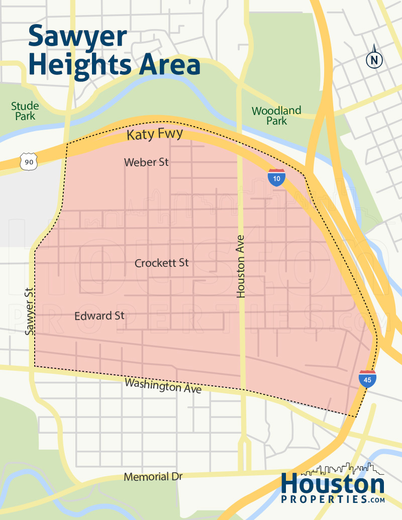 Map of Sawyer Heights
