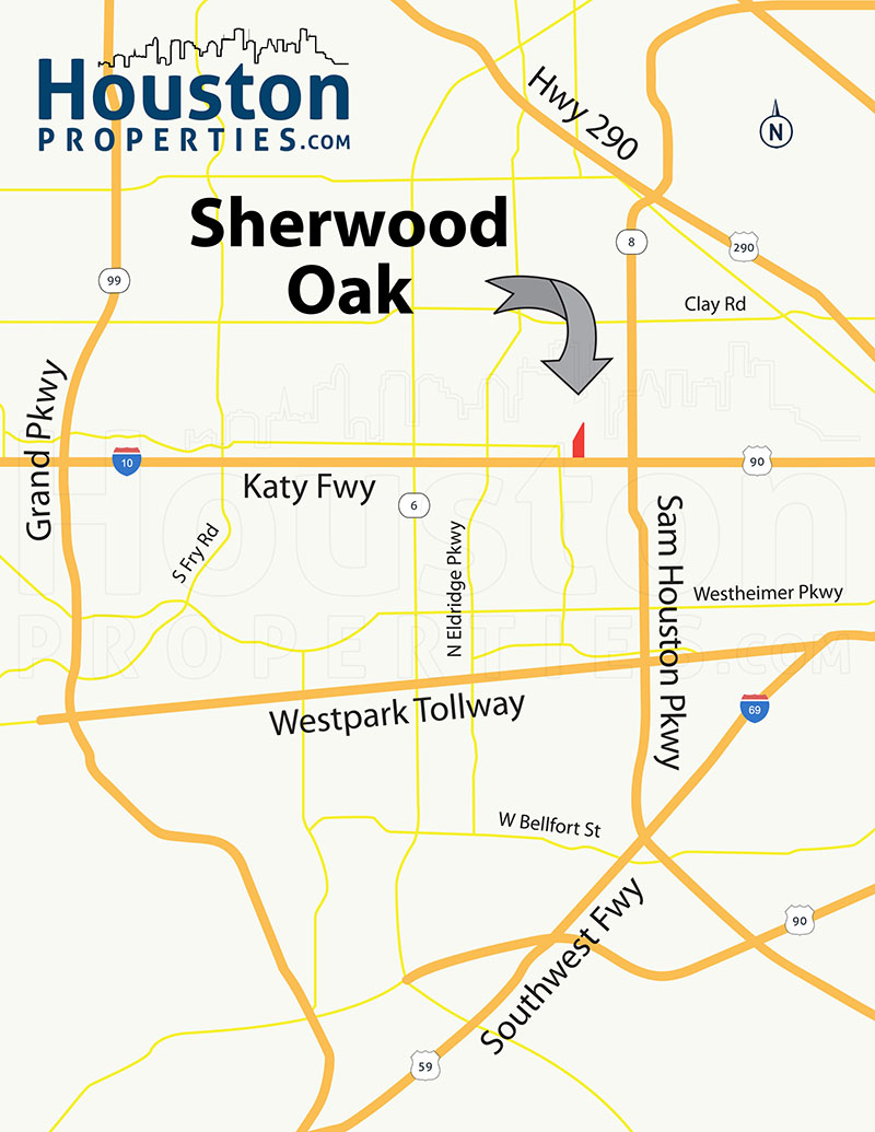 Sherwood Oaks Map
