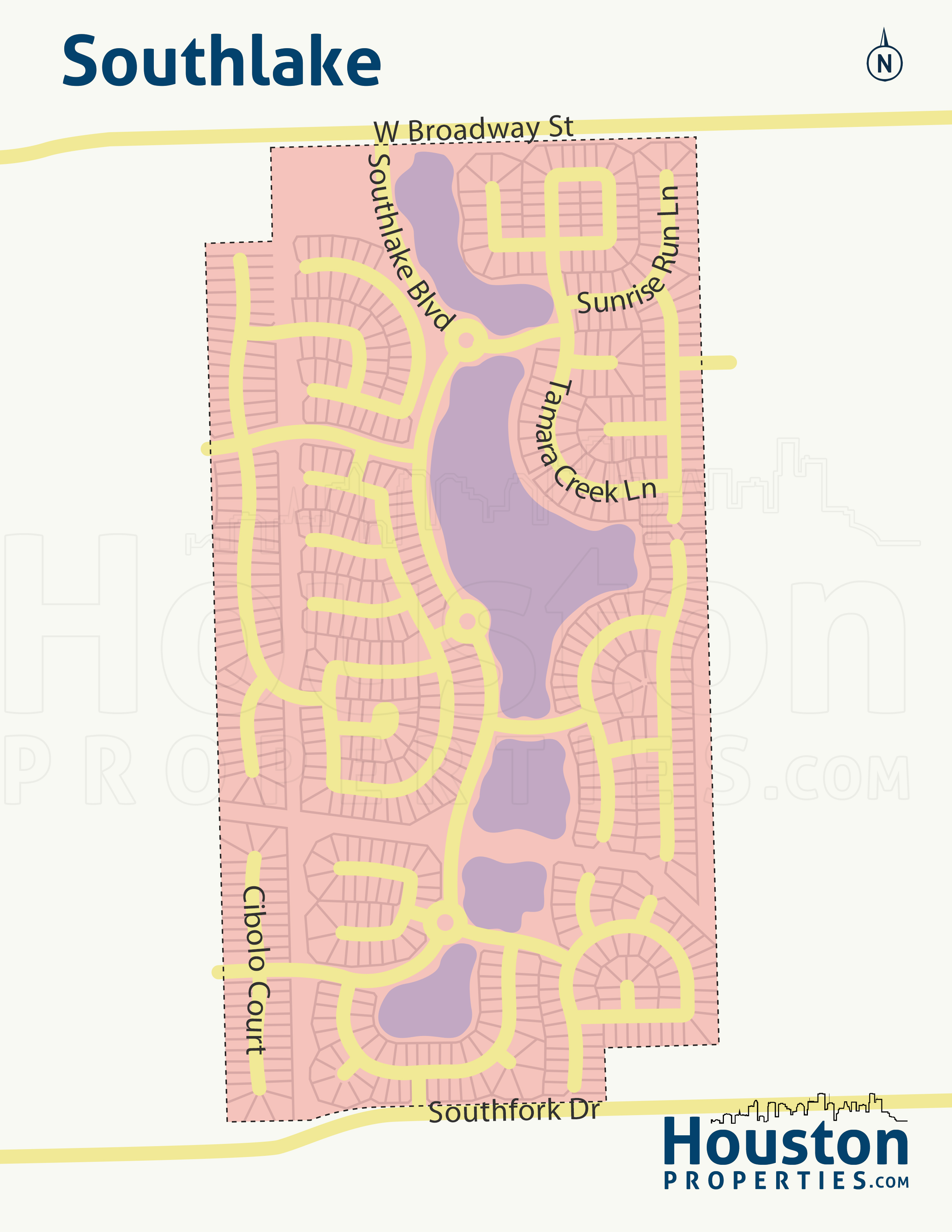 Map of Southlake