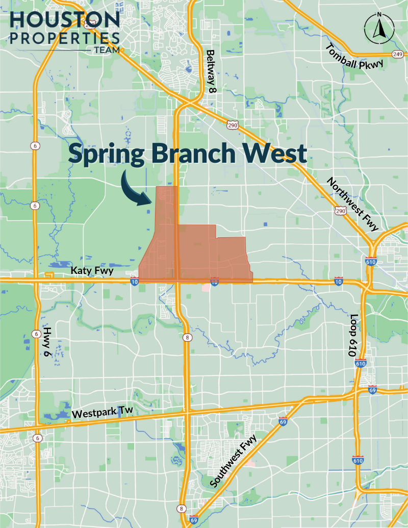 Spring Branch West Map