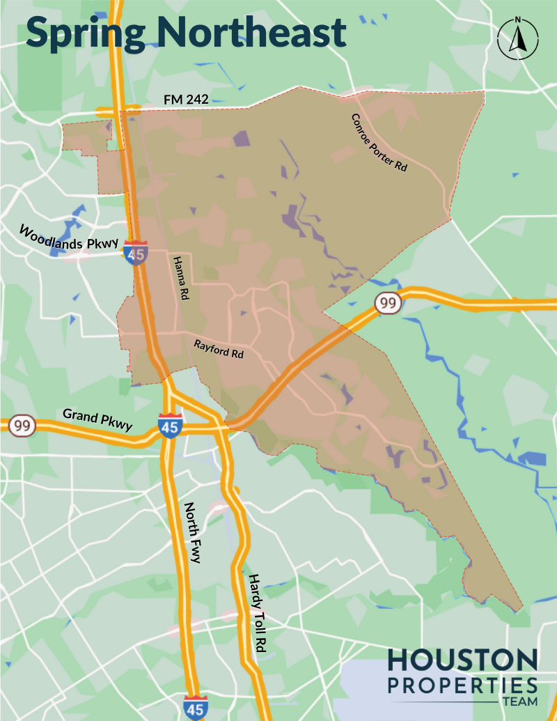 Map of Spring Northeast