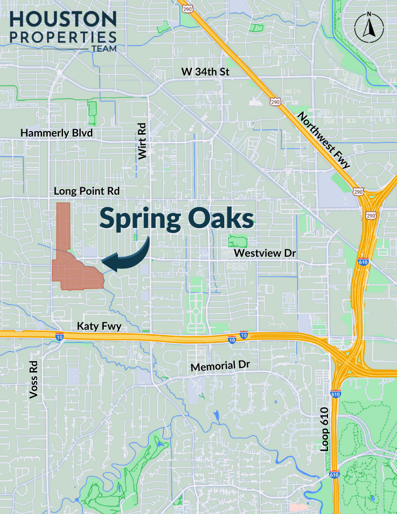 Spring Oaks Map