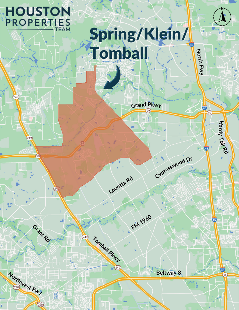 Spring/Klein/Tomball Map