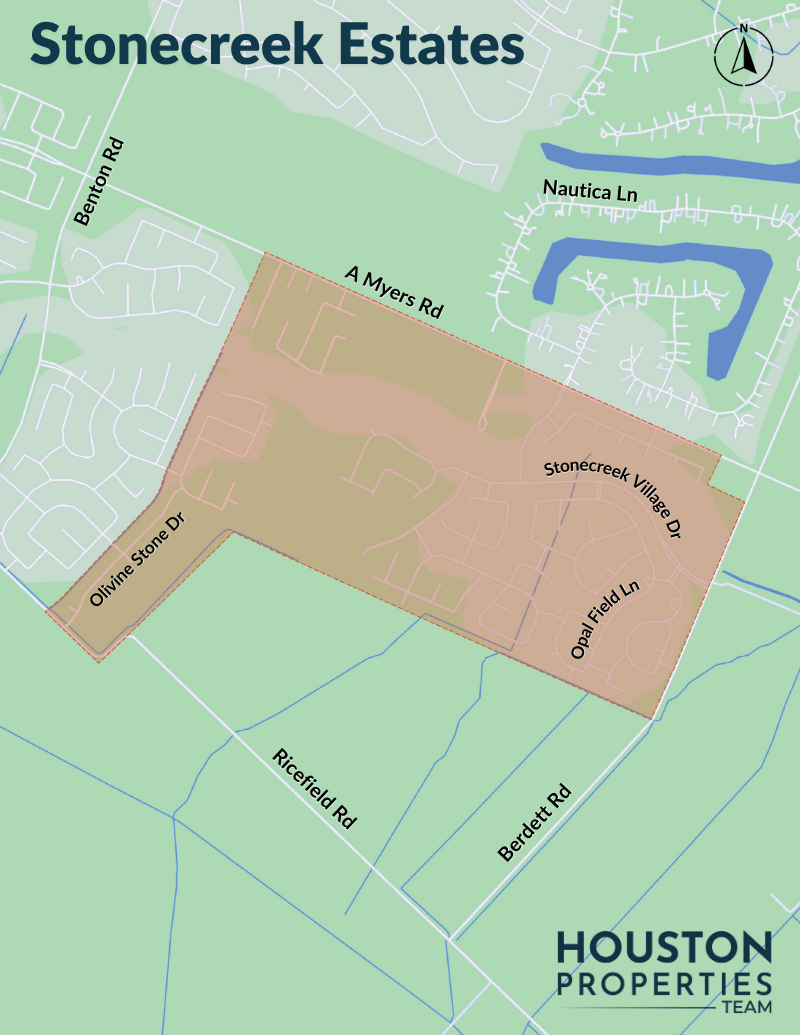 Map of Stonecreek Estates