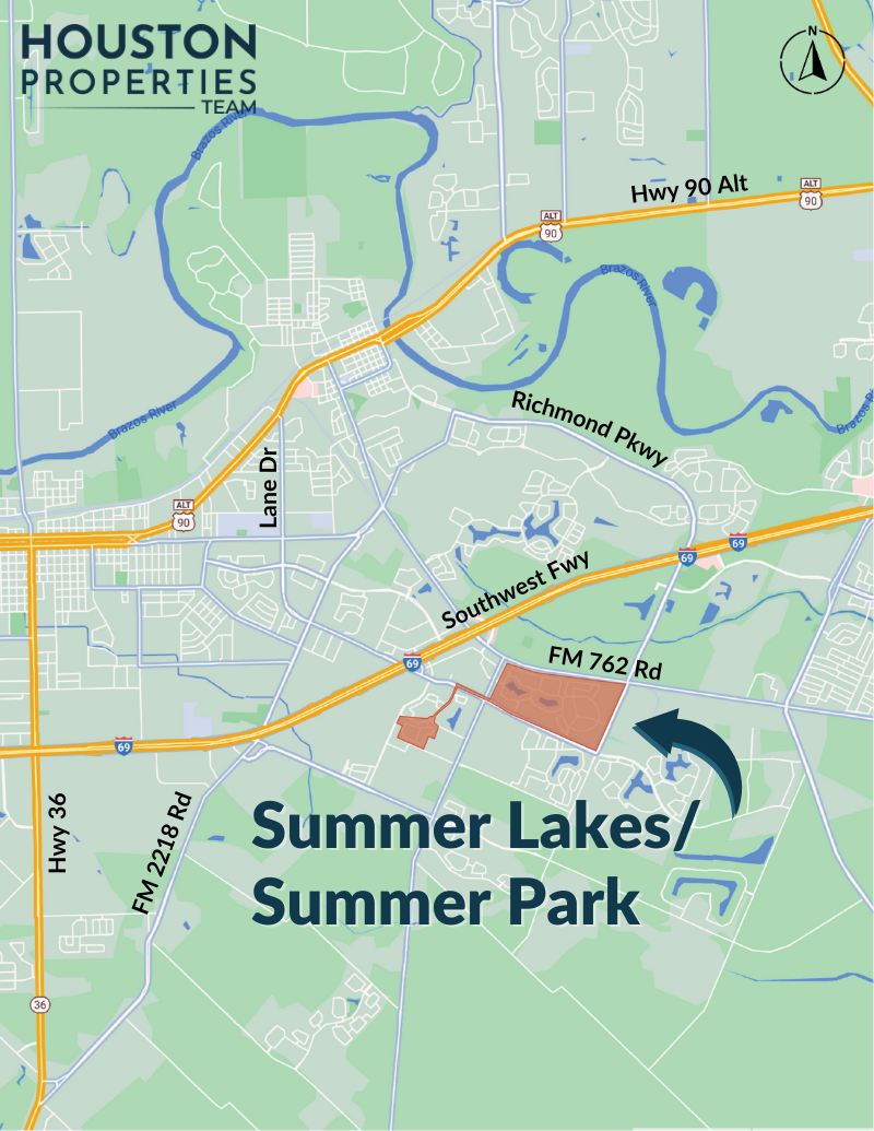 Summer Lakes / Summer Park Map