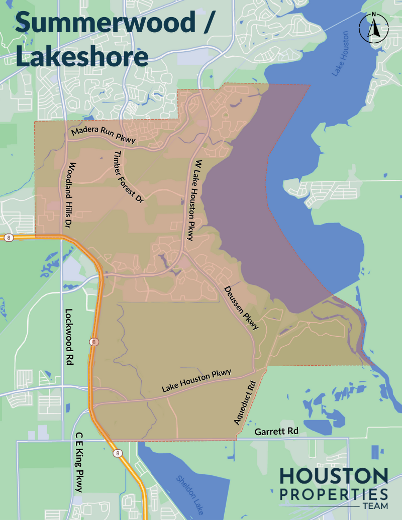 Map of Summerwood / Lakeshore