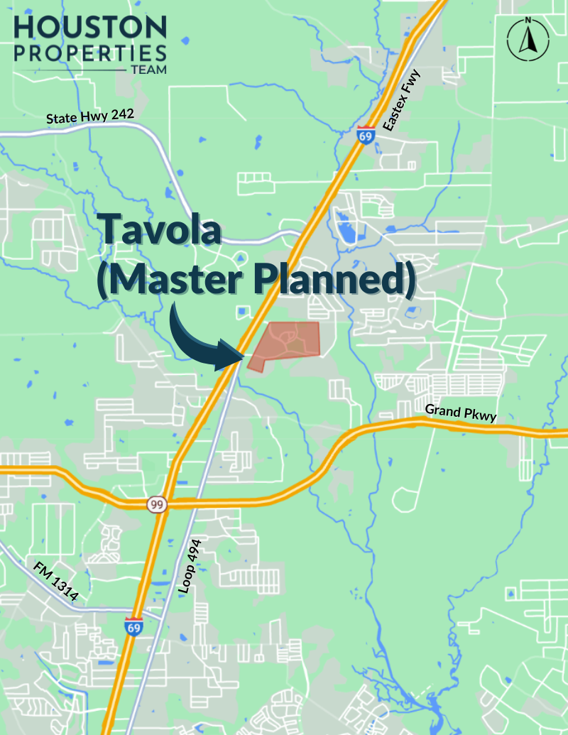 Tavola (Master Planned) Map