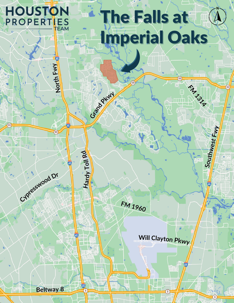 The Falls at Imperial Oaks (Master Planned) Map