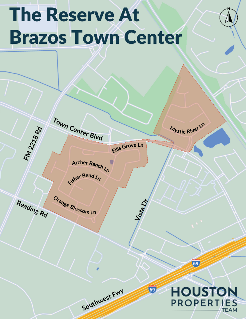 Map of The Reserve At Brazos Town Center