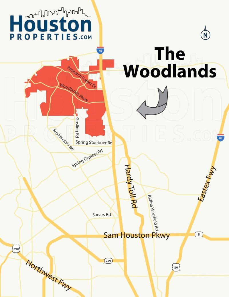 The Woodlands Map