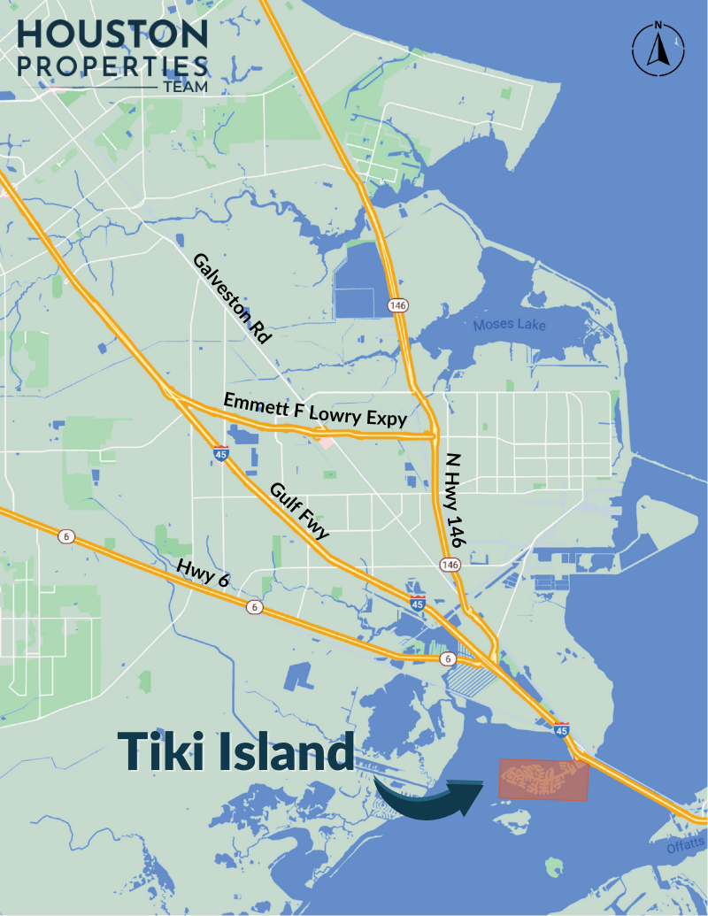 Tiki Island Map