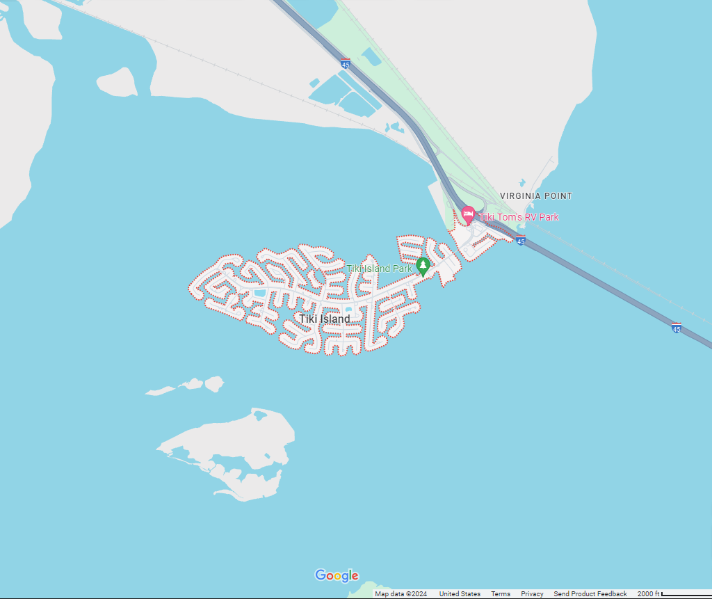 Map of Tiki Island