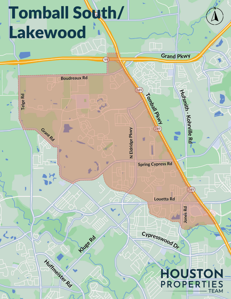 Map of Tomball South/Lakewood