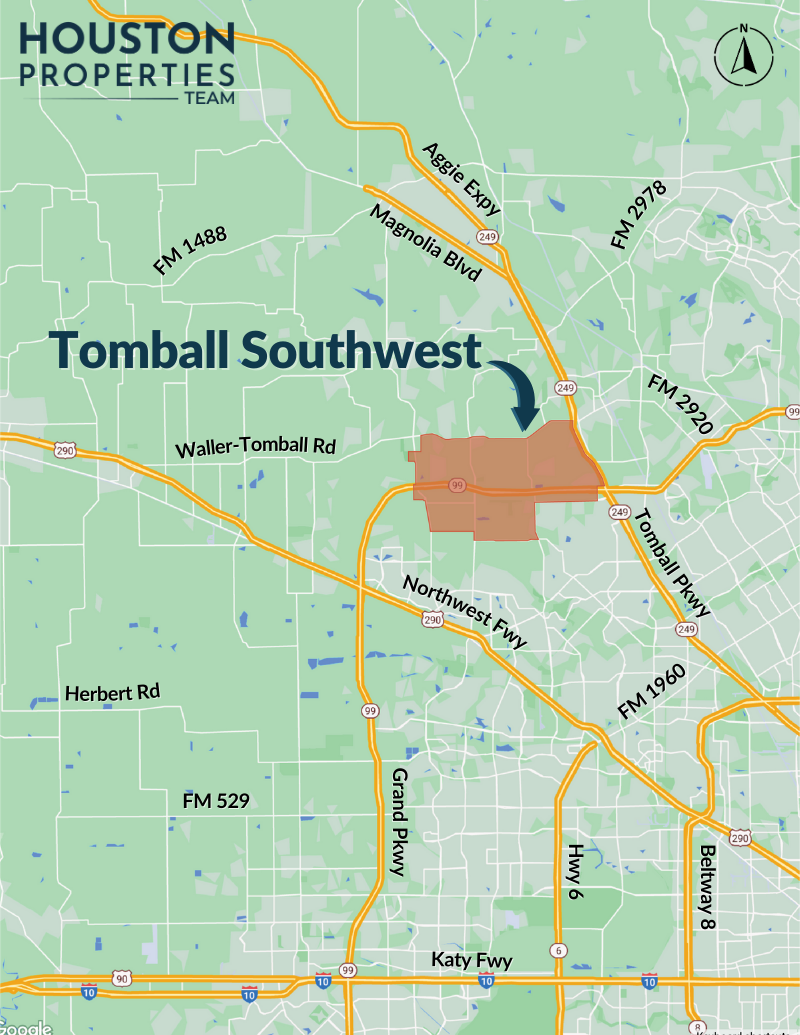Tomball Southwest Map