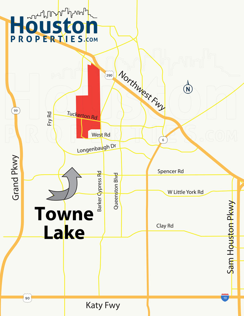 Towne Lake Map