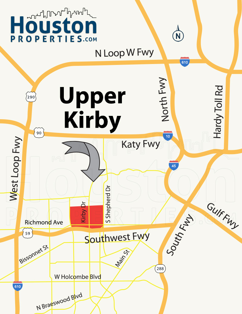 Upper Kirby Map