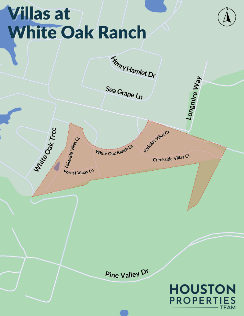 Map of Villas at White Oak Ranch