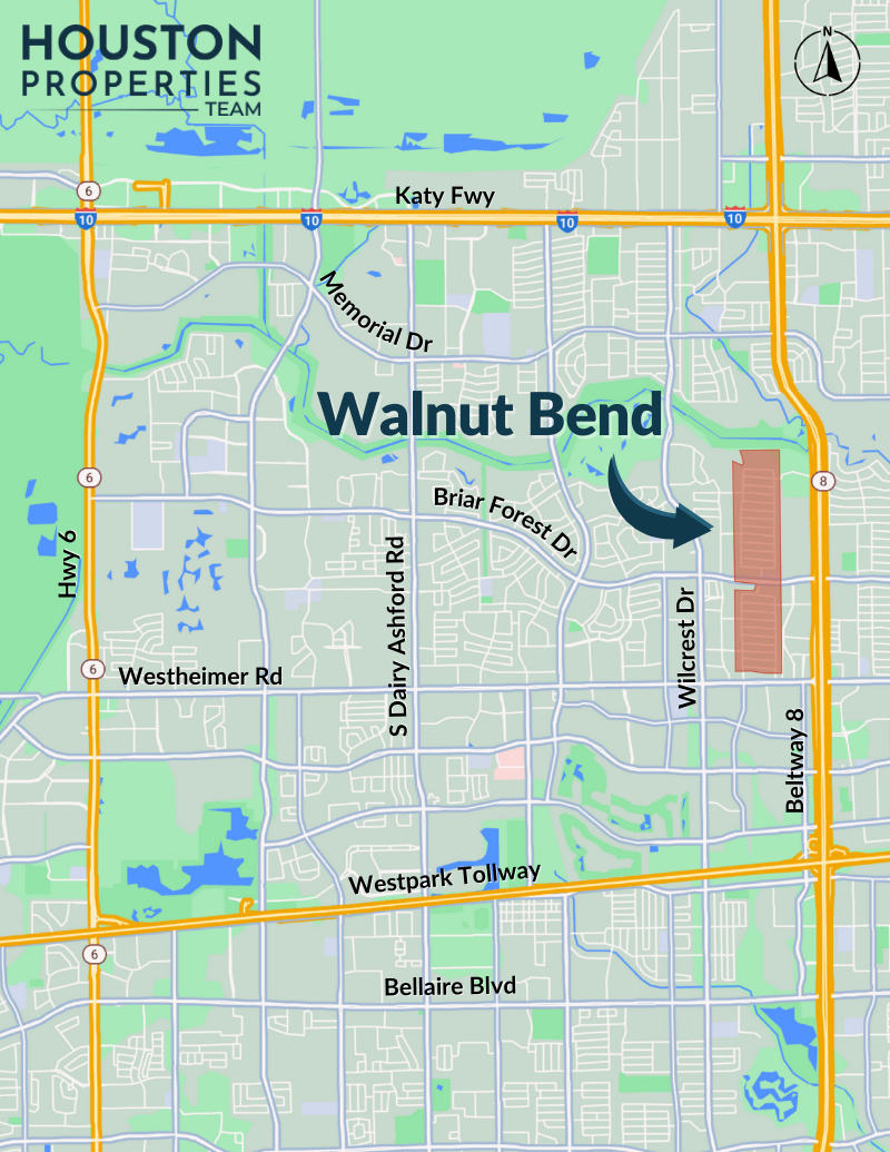 Walnut Bend Map
