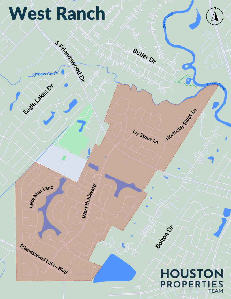 Map of West Ranch