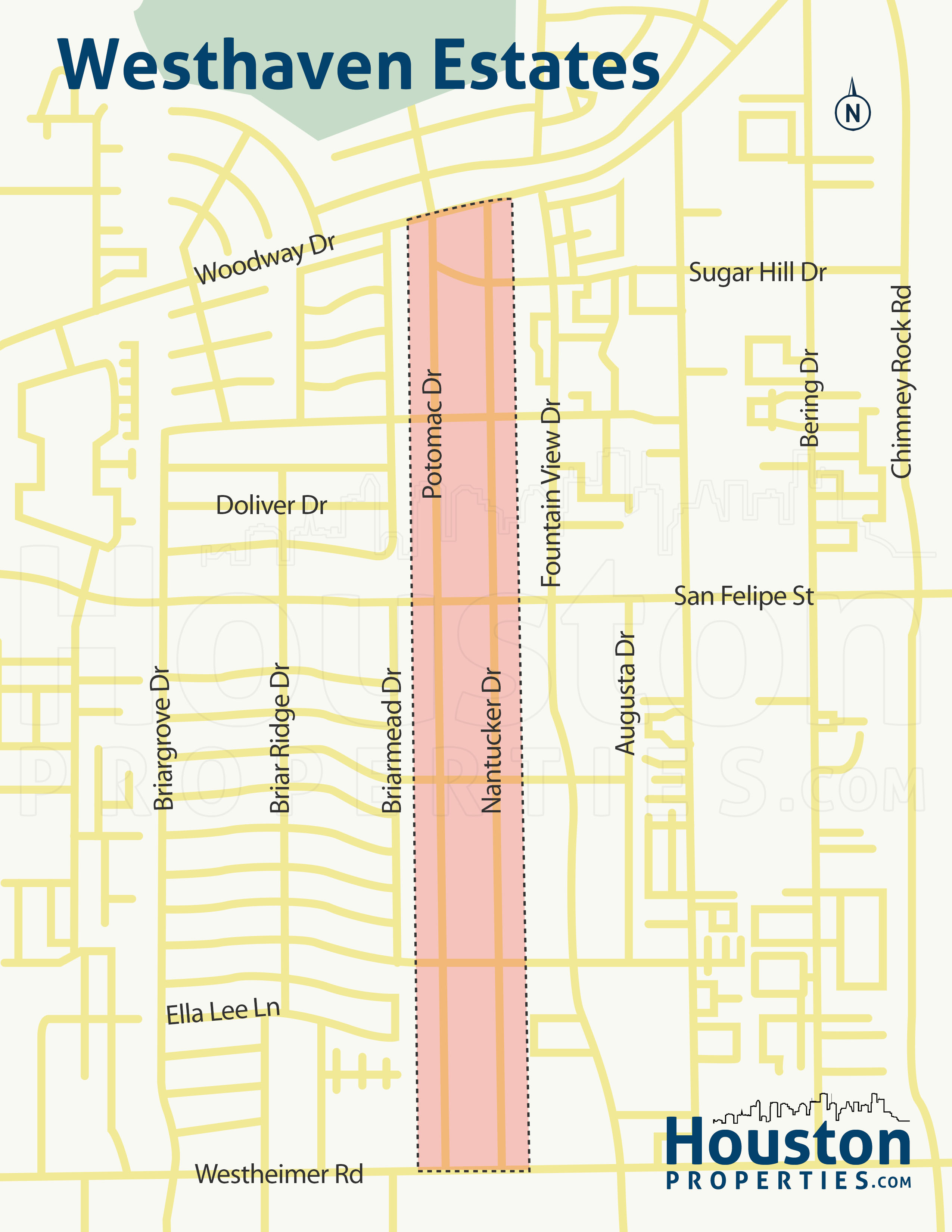 Map of Westhaven Estates